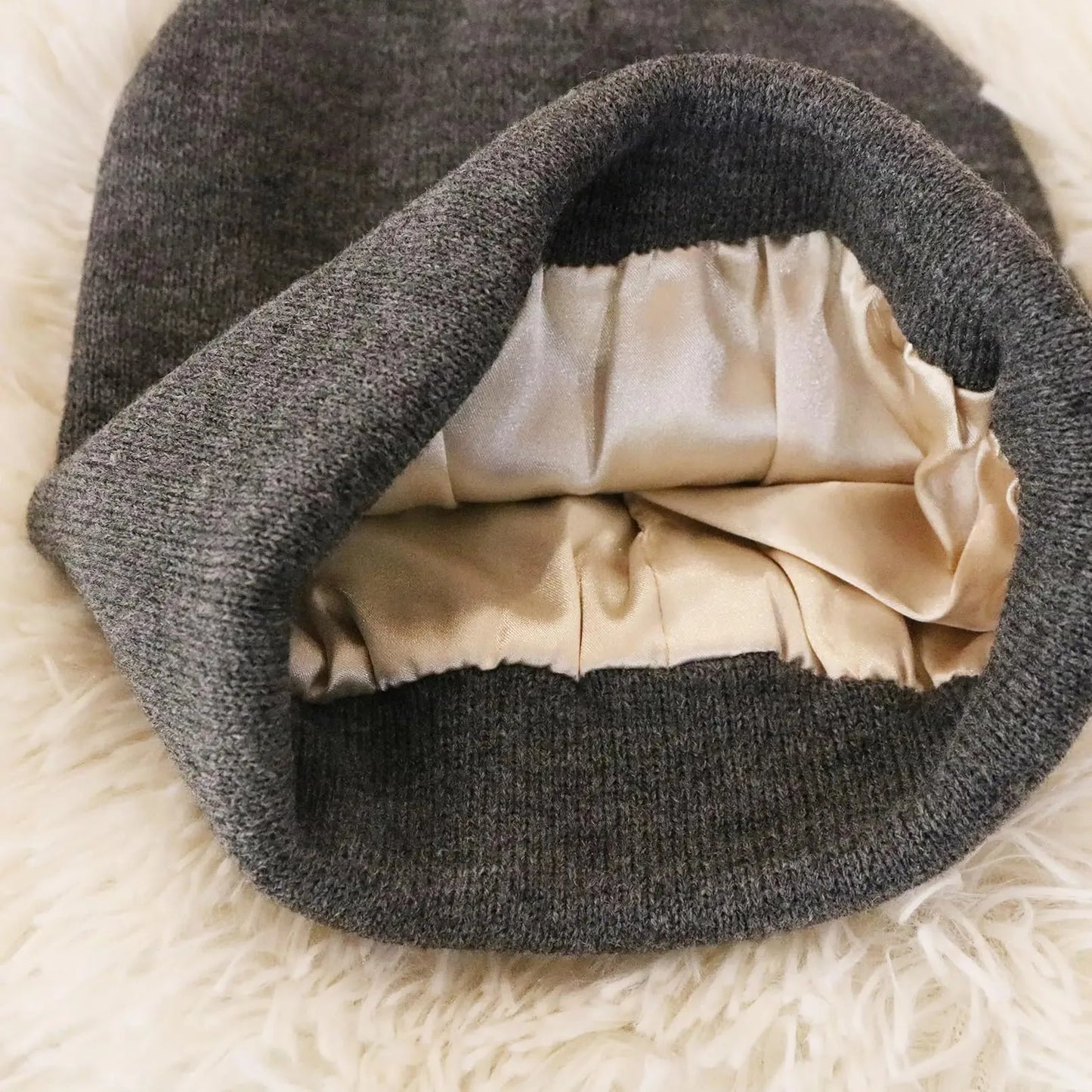 Bonnet en satin anti-frisottis