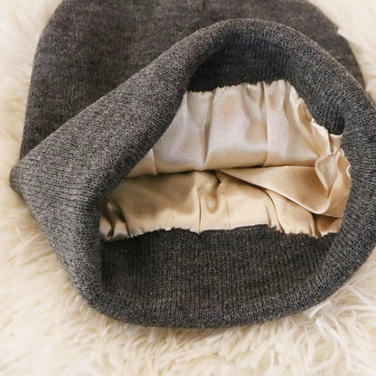 Bonnet en satin anti-frisottis