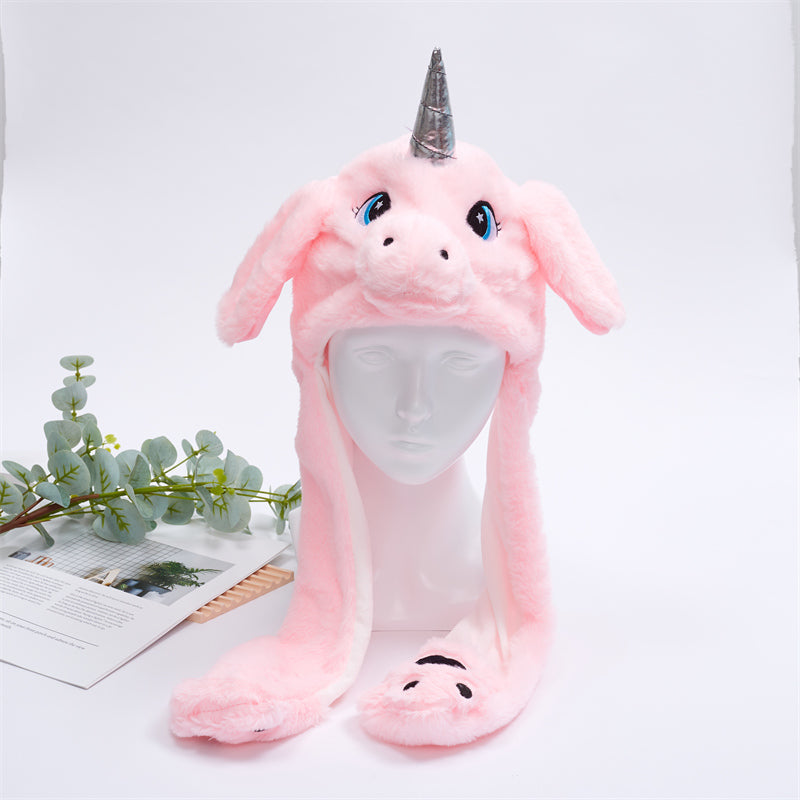 Bonnet mignon à oreilles mobiles