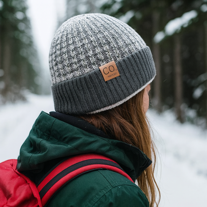 Bonnet tricoté FrostWeave