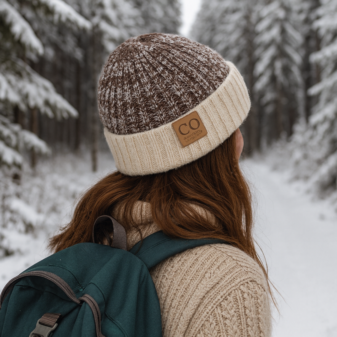 Bonnet tricoté FrostWeave