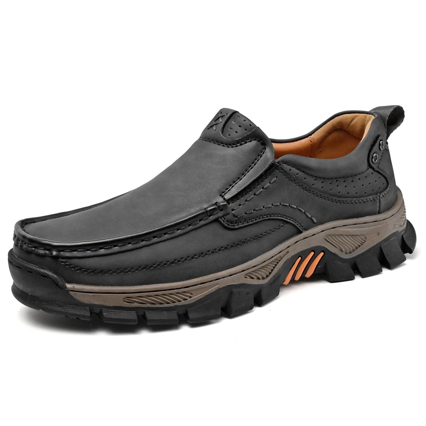Boots orthopédiques mi-saison pour homme à semelle confortable