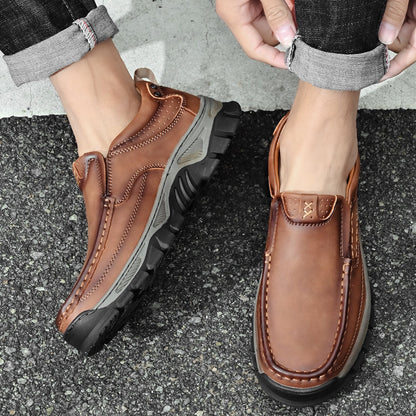 Boots orthopédiques mi-saison pour homme à semelle confortable