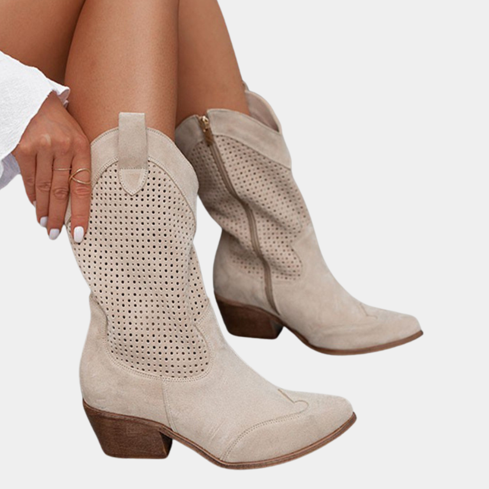Bottes cowboy orthopédiques femme