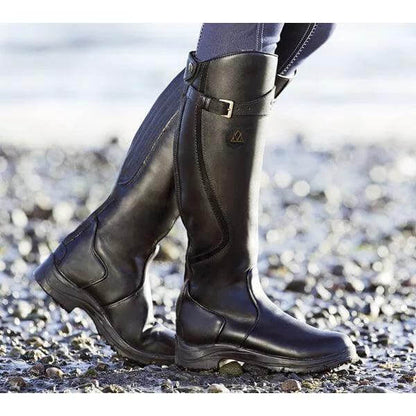Bottes d’équitation d’hiver imperméables pour femme