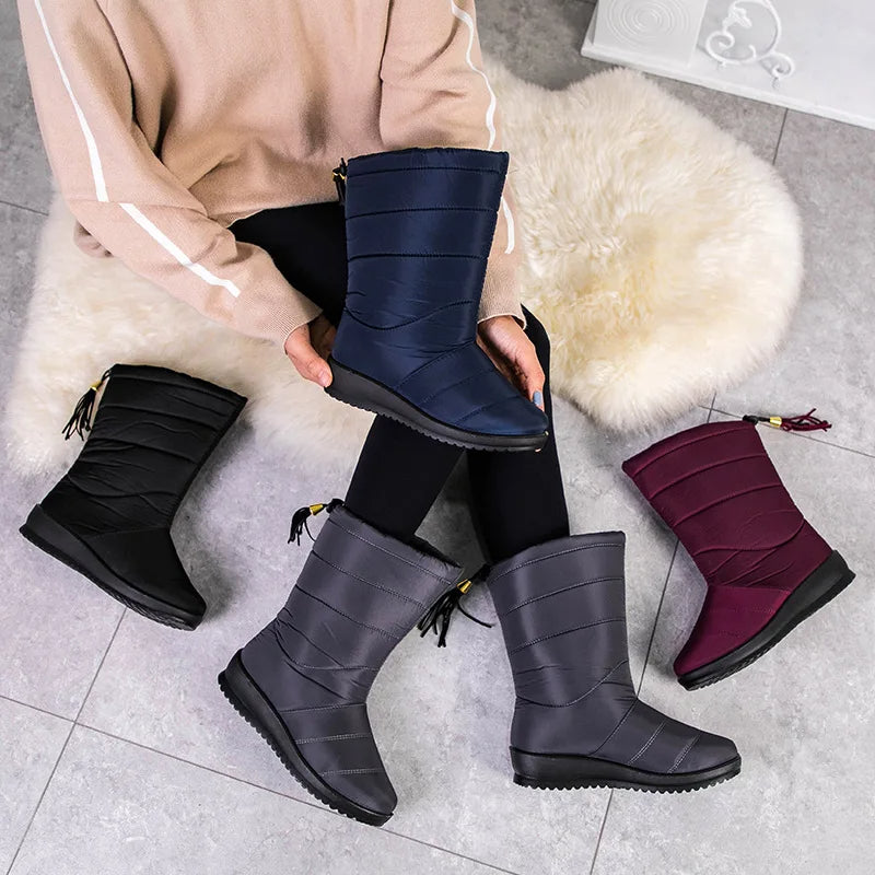 Bottes d’hiver femme très chaudes et douces - modèle 2025