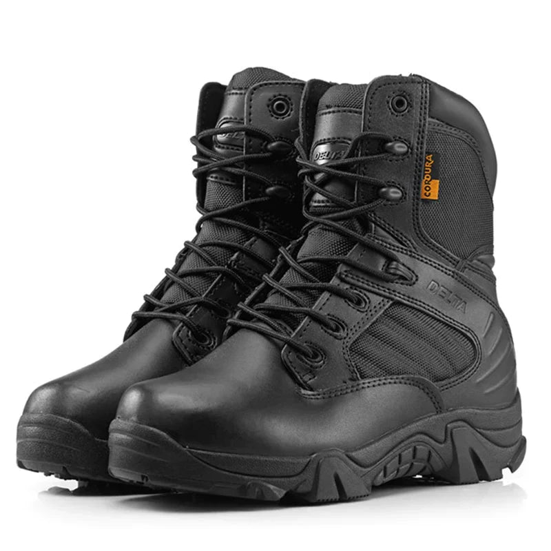 Bottes de combat tactiques résistantes pour homme pour les aventures en plein air