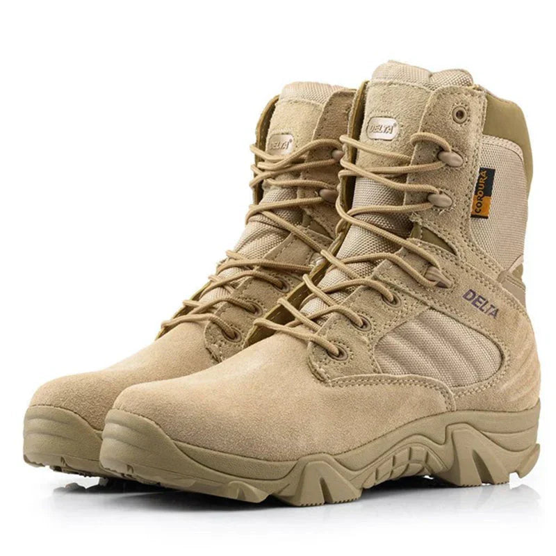 Bottes de combat tactiques résistantes pour homme pour les aventures en plein air