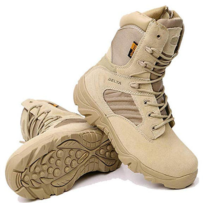 Bottes de combat tactiques résistantes pour homme pour les aventures en plein air