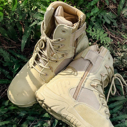 Bottes de combat tactiques résistantes pour homme pour les aventures en plein air
