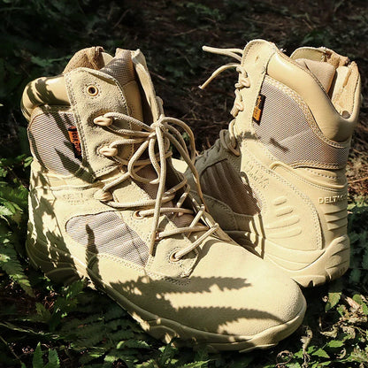 Bottes de combat tactiques résistantes pour homme pour les aventures en plein air