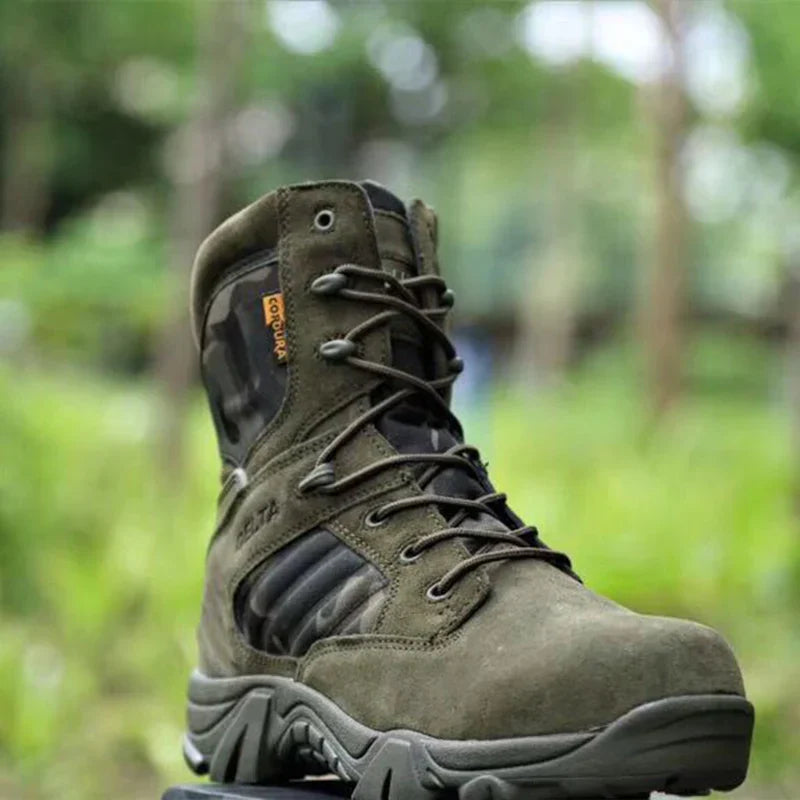 Bottes de combat tactiques résistantes pour homme pour les aventures en plein air