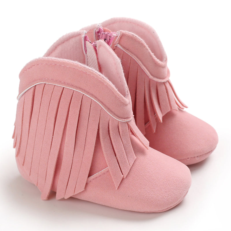 Bottes de cowboy à franges pour fille – chaussures western pour tout-petits