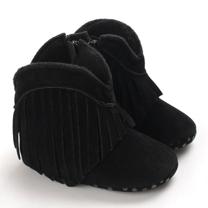 Bottes de cowboy à franges pour fille – chaussures western pour tout-petits