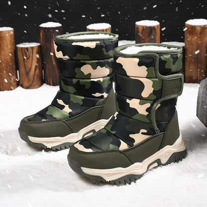 Bottes de neige imperméables pour enfants