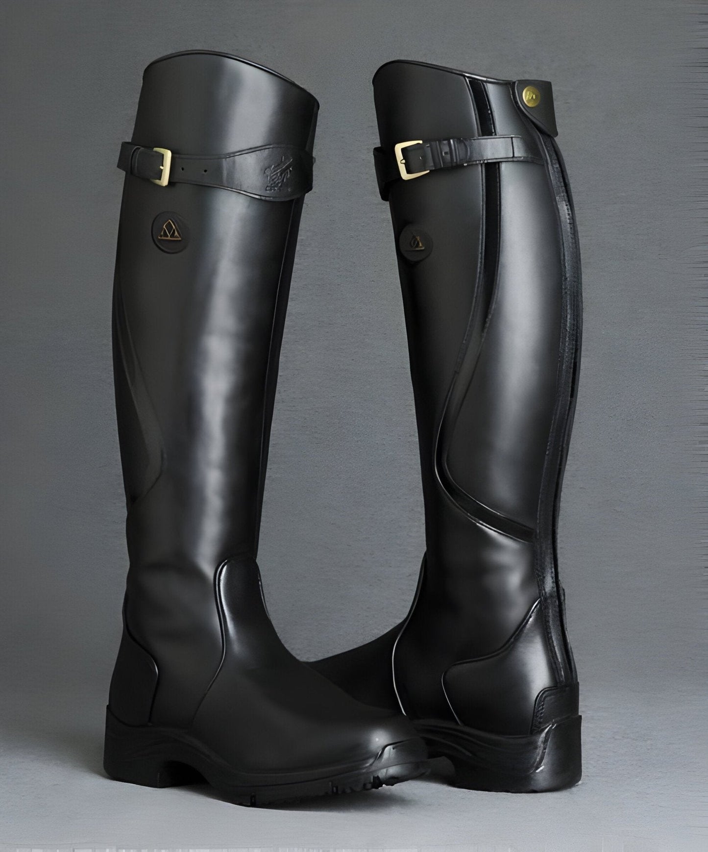 Bottes femme imperméables jusqu’au genou à semelle antidérapante