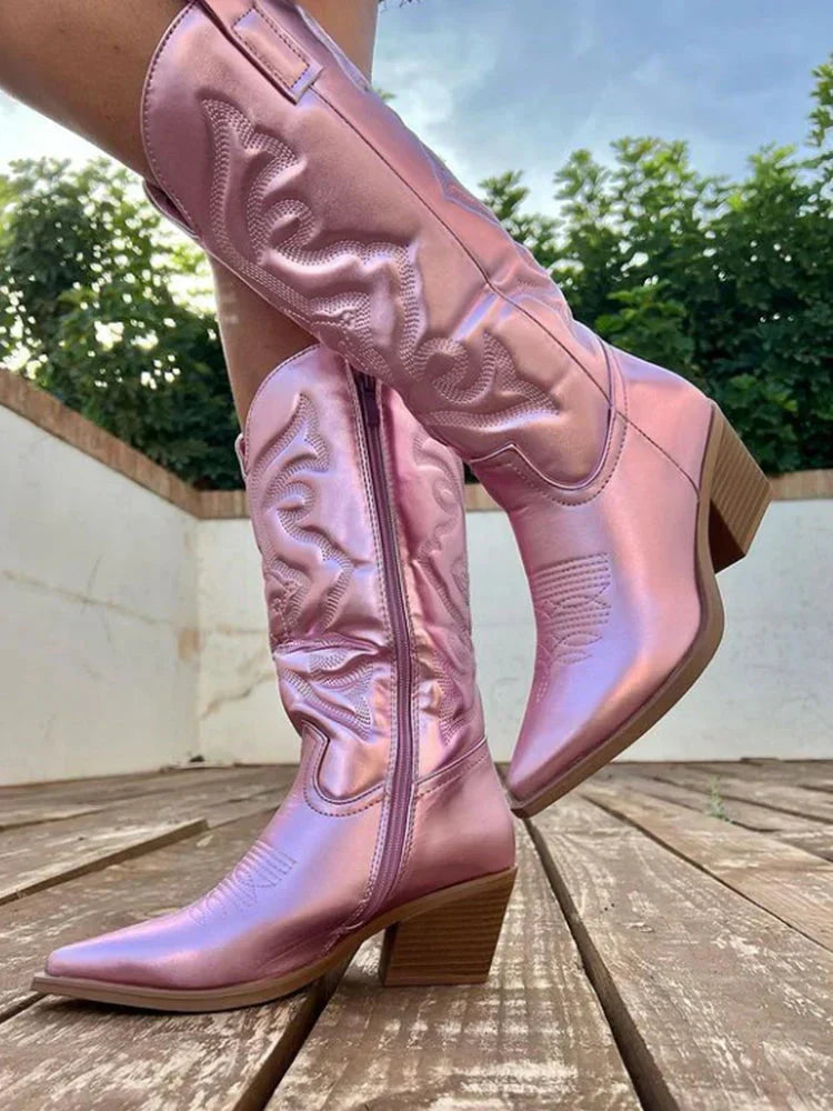 Bottes western élégantes pour femme