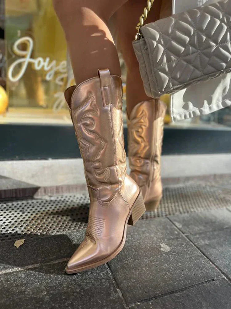Bottes western élégantes pour femme