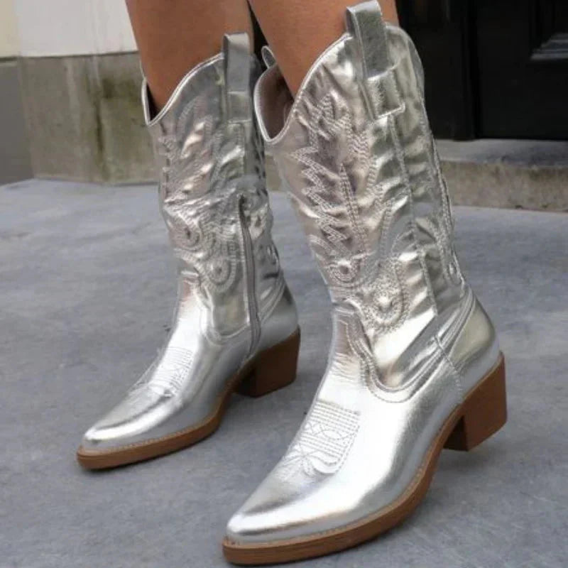 Bottes western élégantes pour femme