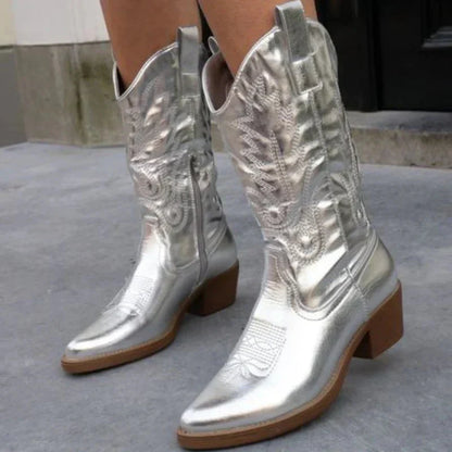 Bottes western élégantes pour femme