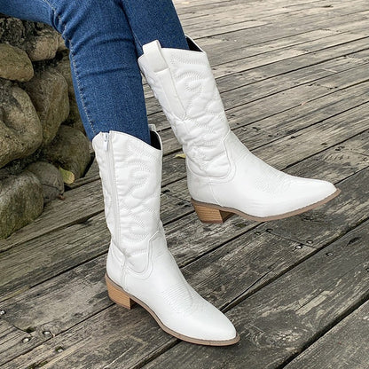Bottes western élégantes pour femme