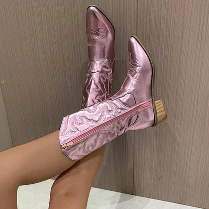 Bottes western élégantes pour femme