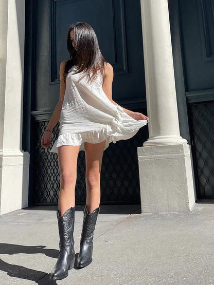 Bottes western élégantes pour femme