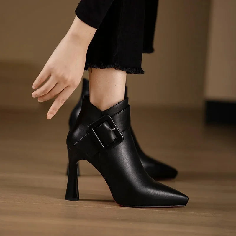 Bottines à boucle