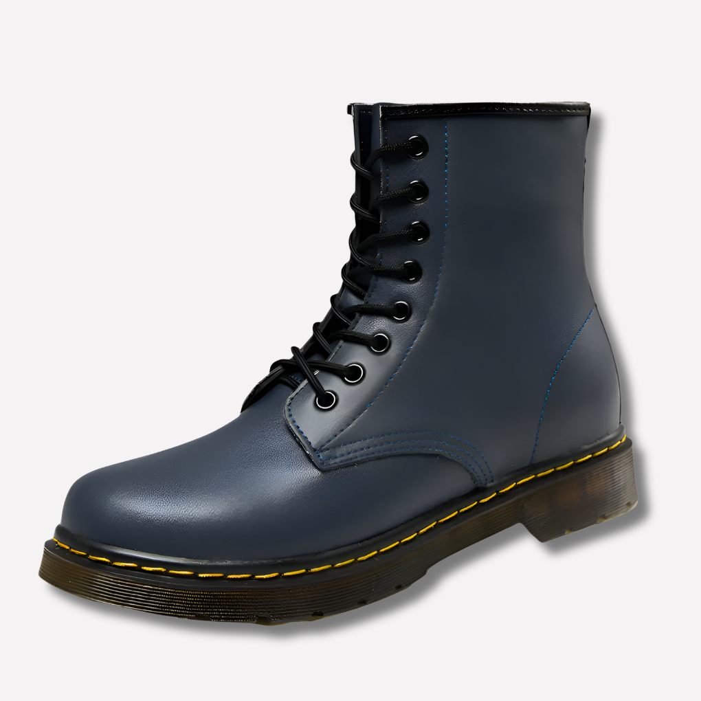 Bottines à lacets robustes