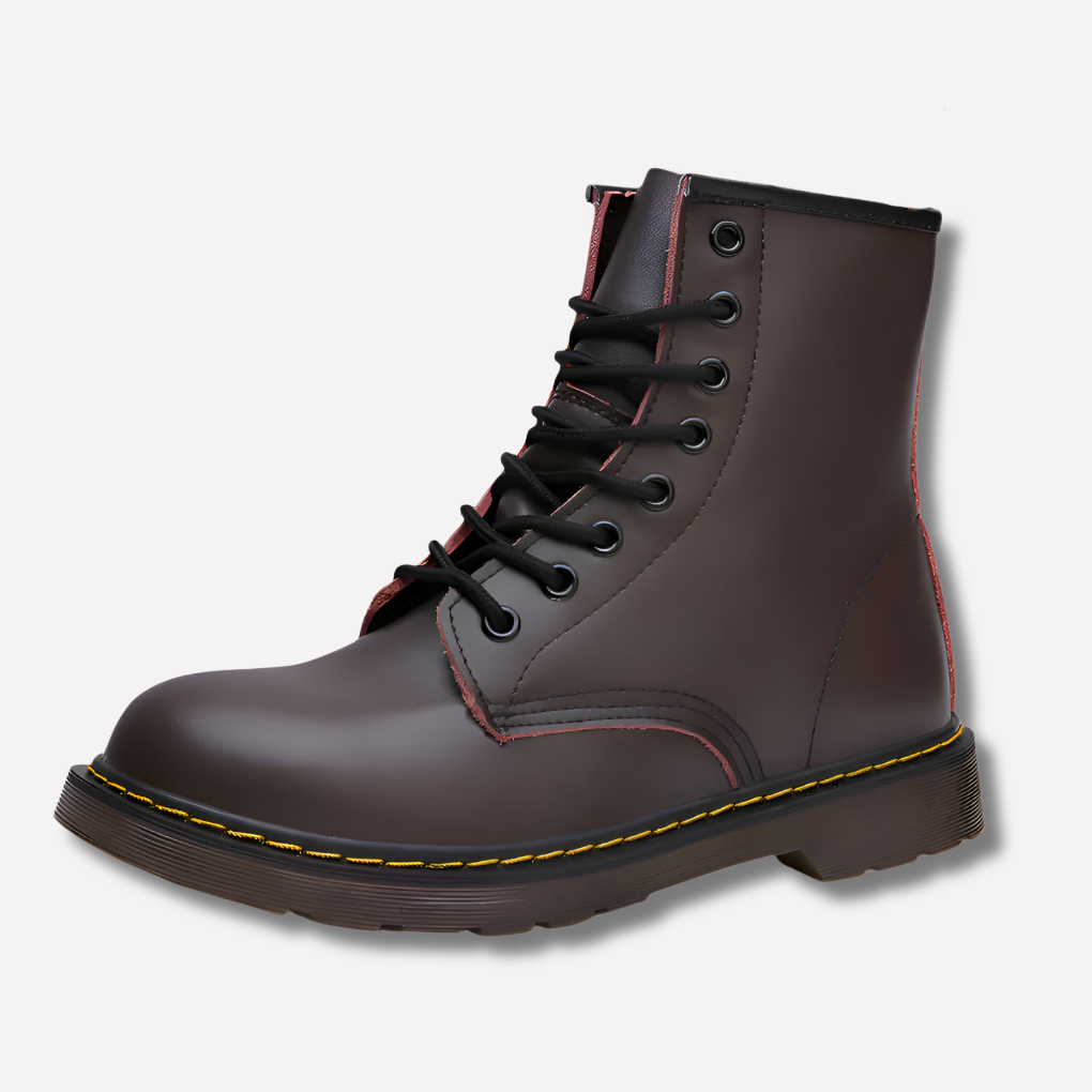 Bottines à lacets robustes