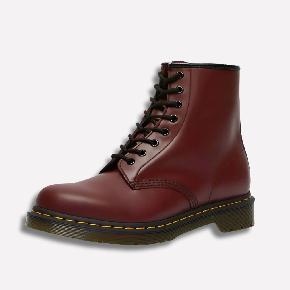 Bottines à lacets robustes