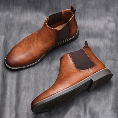 Bottines Chelsea au design intemporel pour homme