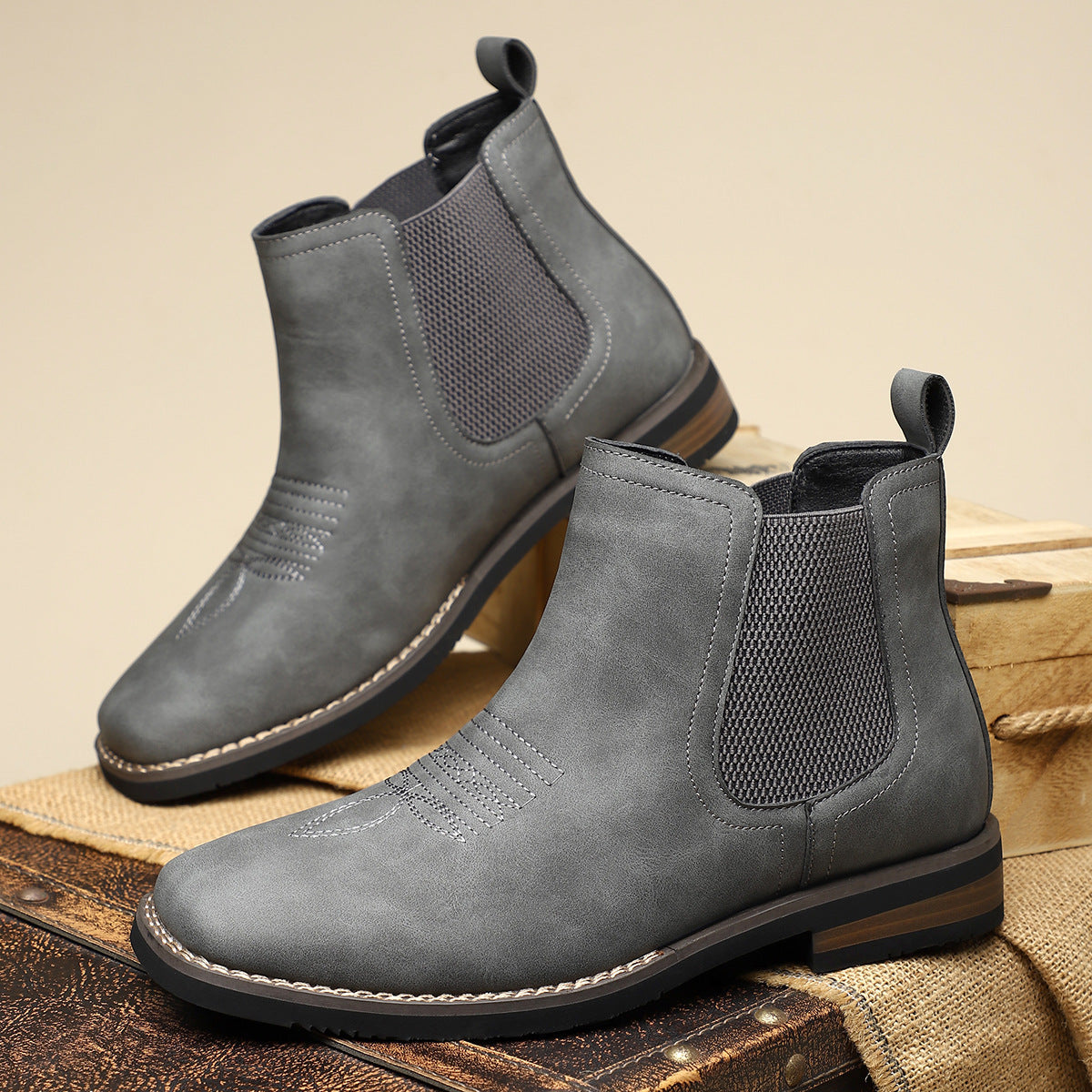 Bottines Chelsea élégantes pour homme