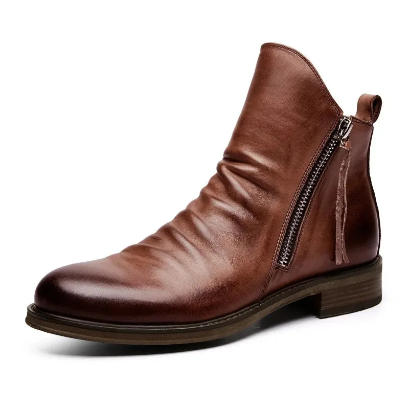 Bottines Chelsea en cuir
