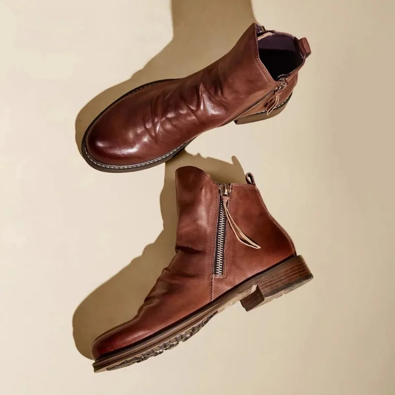 Bottines Chelsea en cuir