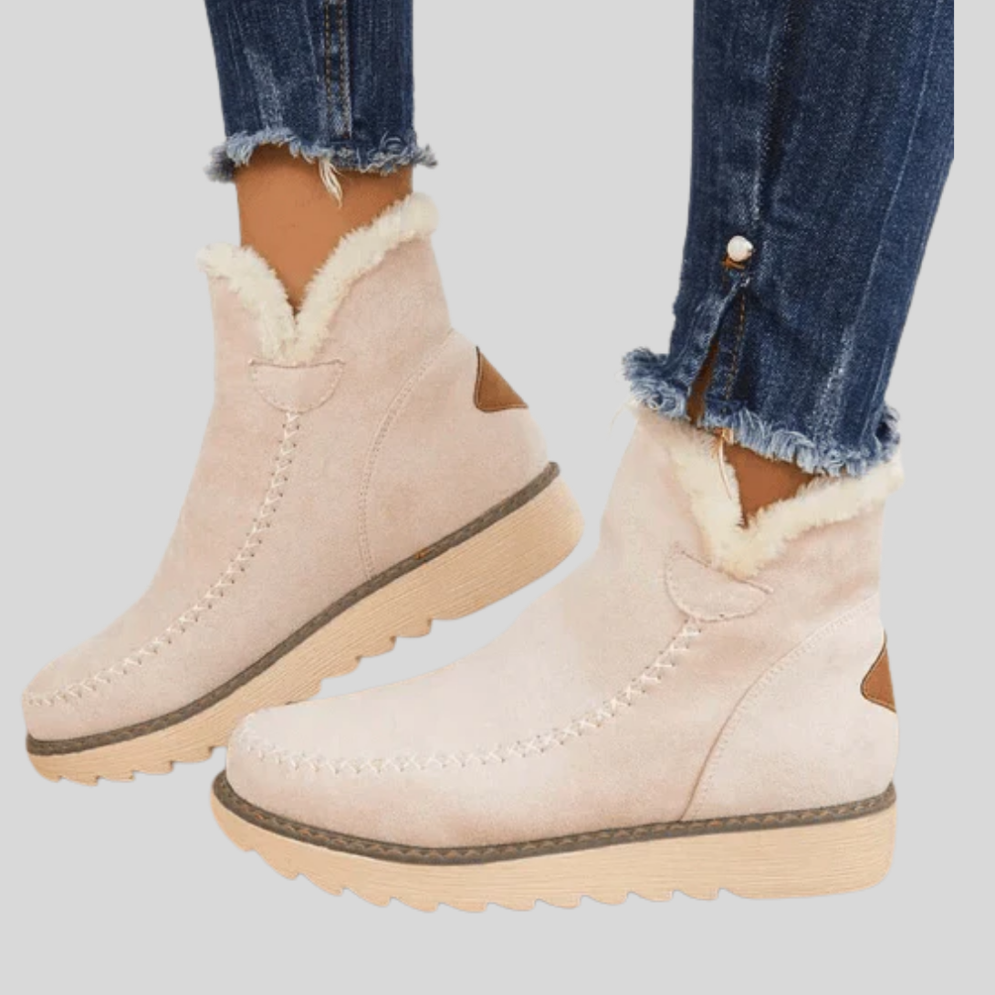 Bottines d’hiver doublées pour femme