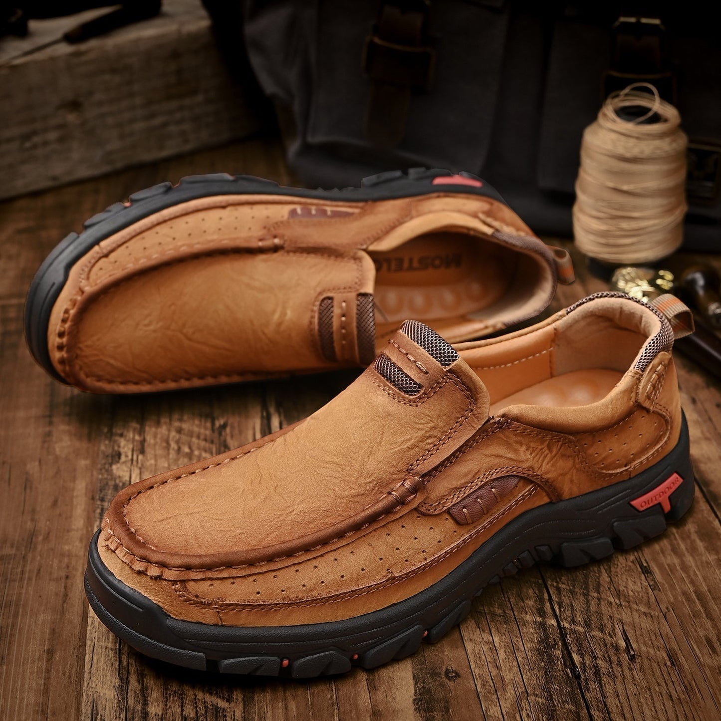 Bottines de transition orthopédiques pour homme à semelle confortable