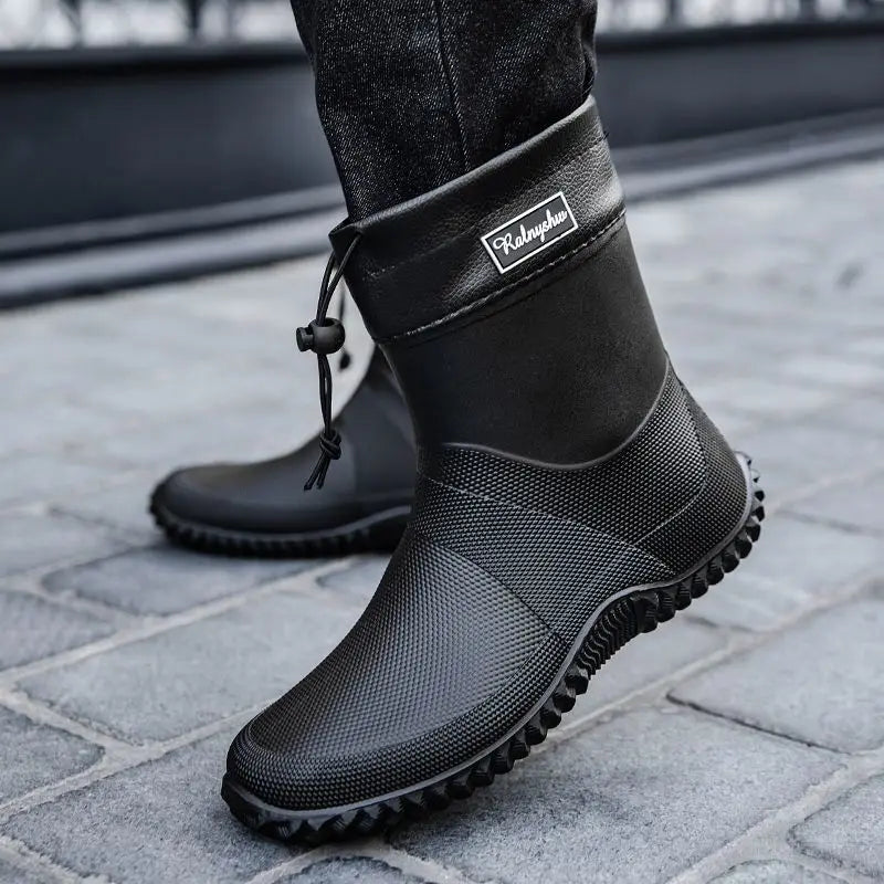 Bottines de travail imperméables à la cheville pour homme