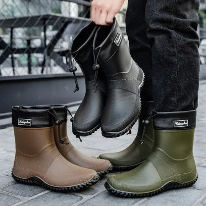 Bottines de travail imperméables à la cheville pour homme