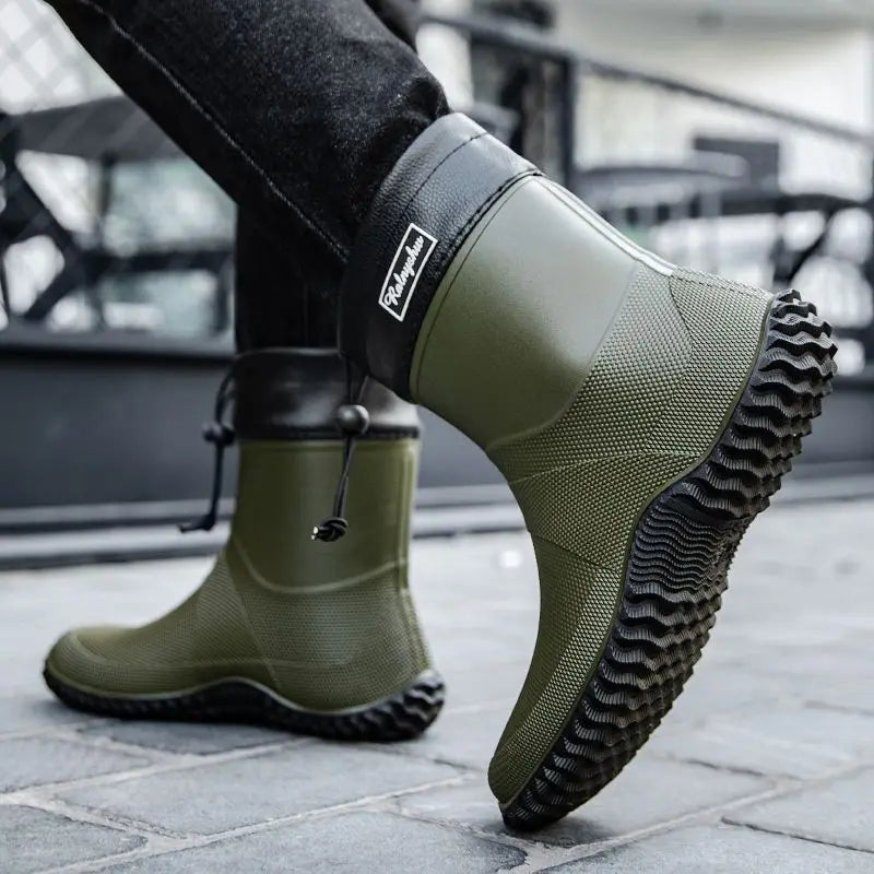 Bottines de travail imperméables à la cheville pour homme