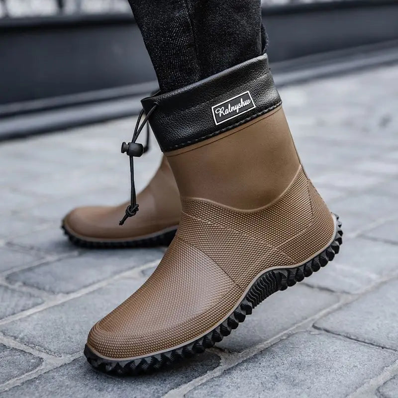 Bottines de travail imperméables à la cheville pour homme