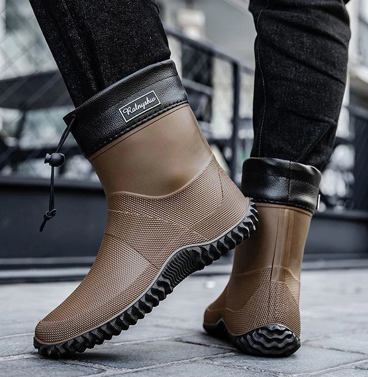 Bottines de travail imperméables à la cheville pour homme