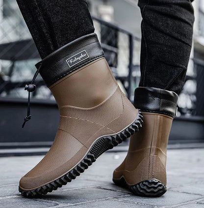Bottines de travail imperméables à la cheville pour homme