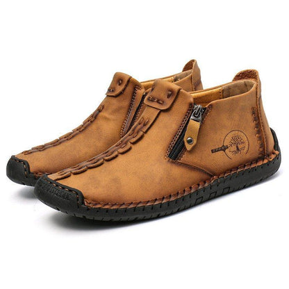 Bottines homme décontractées cousues main antidérapantes