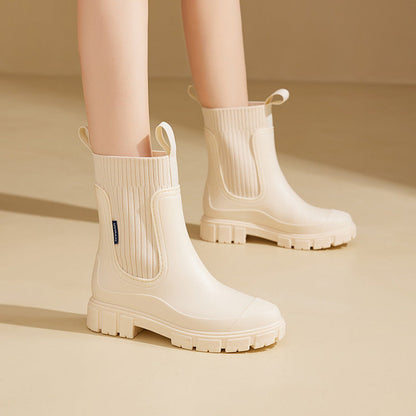 Bottines orthopédiques femme à semelle crantée