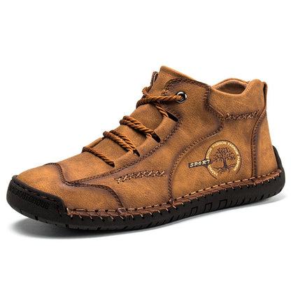 Bottines orthopédiques vintage pour homme faites à la main
