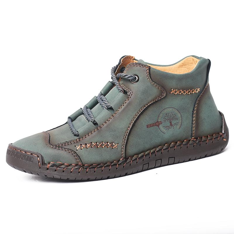 Bottines orthopédiques vintage pour homme faites à la main