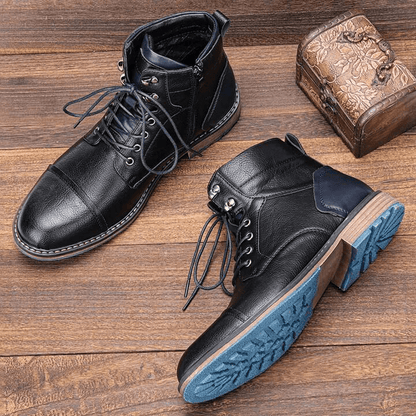 Bottines pour homme avec zip latéral et semelle antidérapante