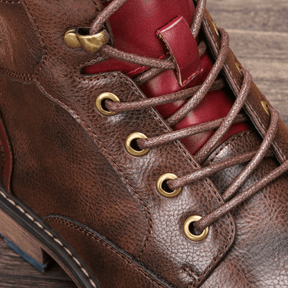 Bottines pour homme avec zip latéral et semelle antidérapante