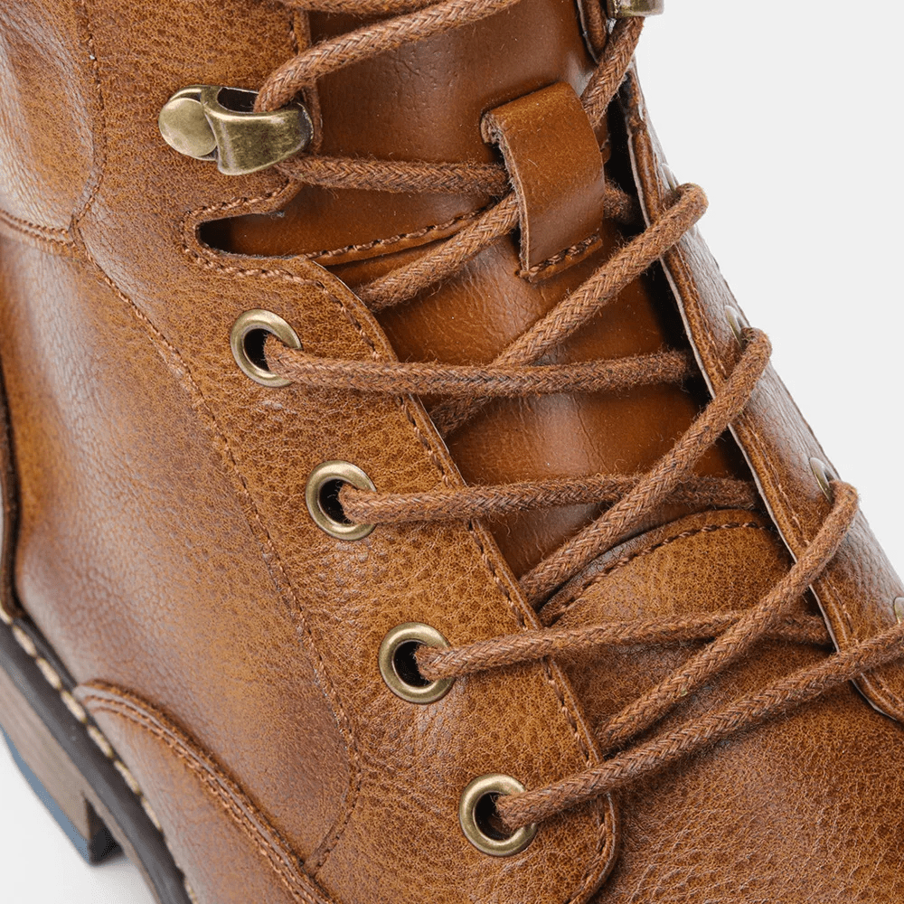 Bottines pour homme avec zip latéral et semelle antidérapante
